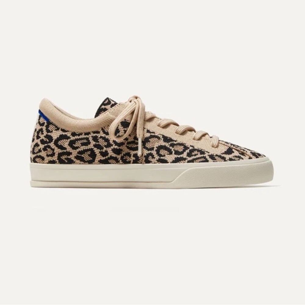 Rothy's The Lace Up Sneaker in Little Desert Cat Women’s Size 11.5